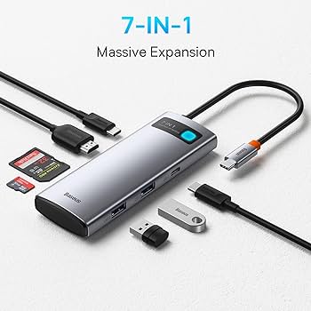 Baseus 7-in-1 Mobile Docking Device, TypeC - Image 3