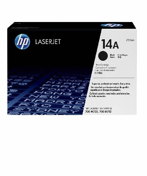 HP 14A Black Original LaserJet Toner Cartridge